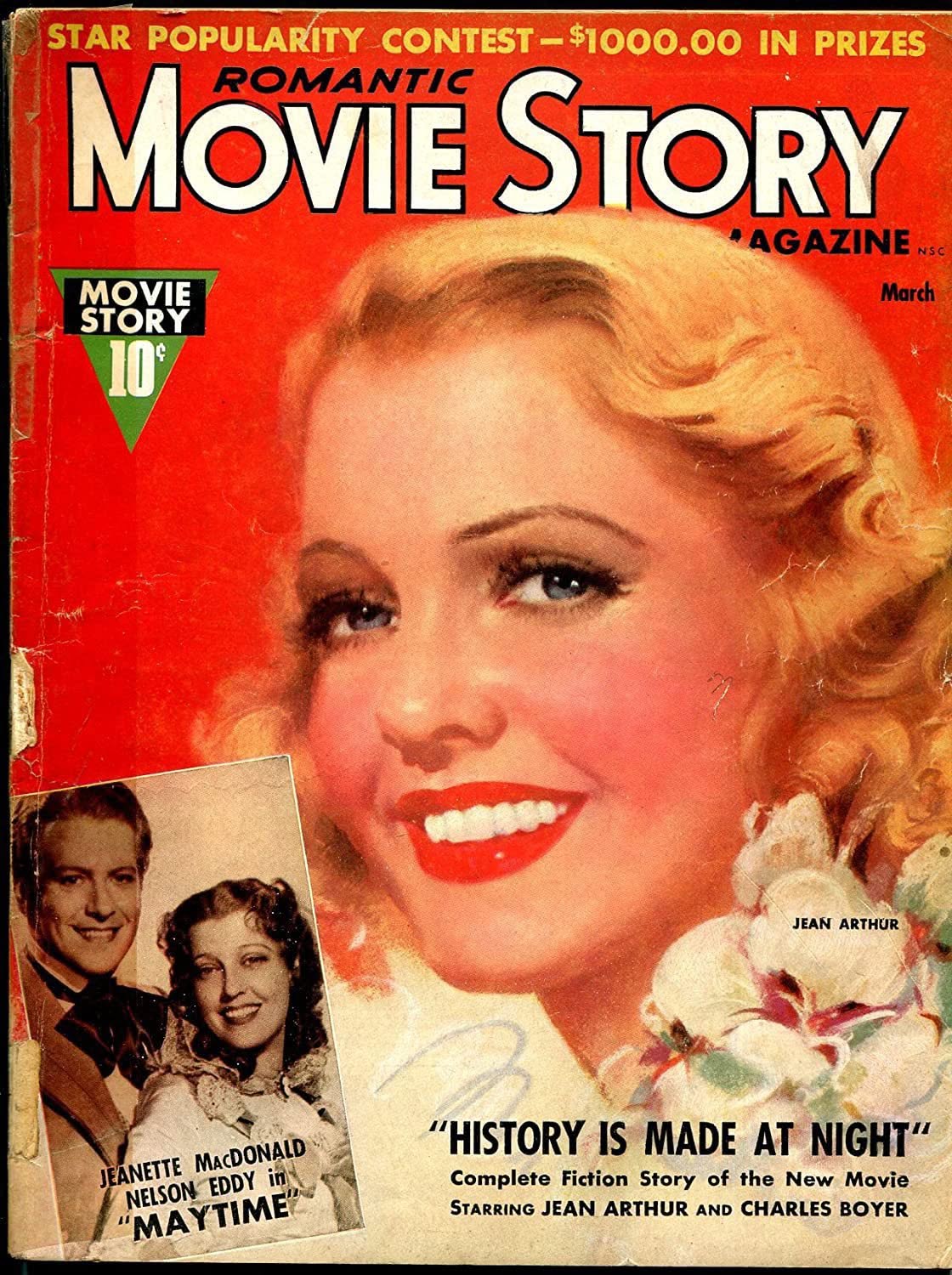 MOVIE STORY magazine cover March 1937