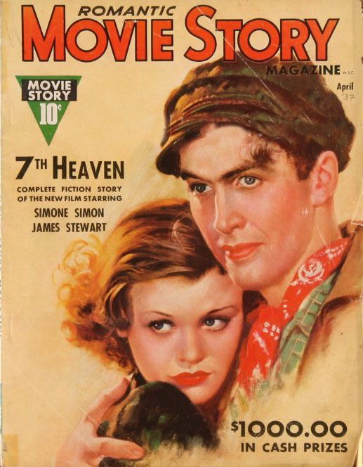 MOVIE STORY magazine cover April 1937