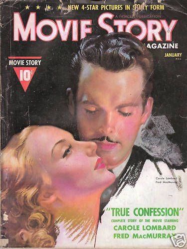 MOVIE STORY magazine cover January 1938