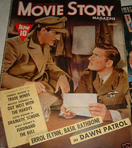 MOVIE STORY magazine cover January 1939