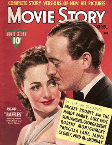 MOVIE STORY magazine cover February 1940
