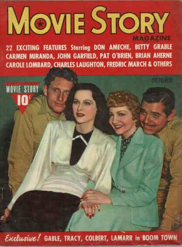 MOVIE STORY magazine cover October 1940