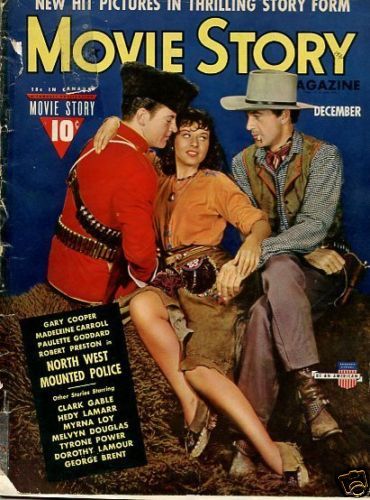 MOVIE STORY magazine cover December 1940