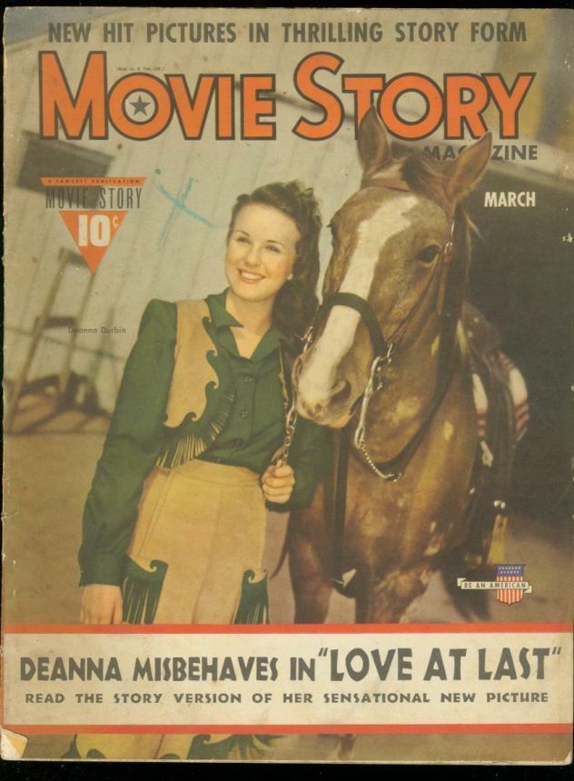 MOVIE STORY magazine cover March 1941