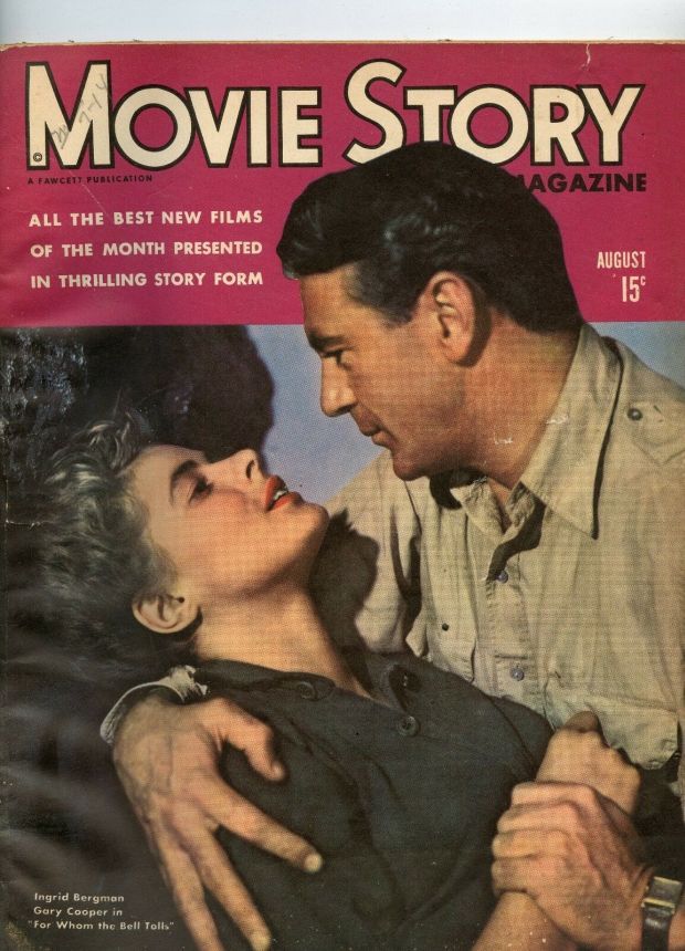 MOVIE STORY magazine cover August 1943