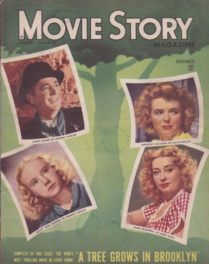 MOVIE STORY magazine cover November 1944