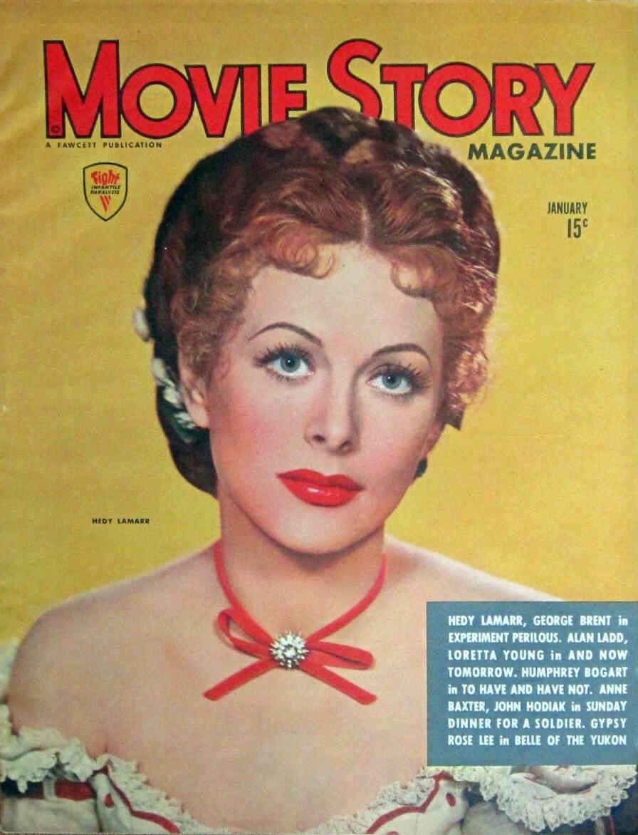MOVIE STORY magazine cover January 1945