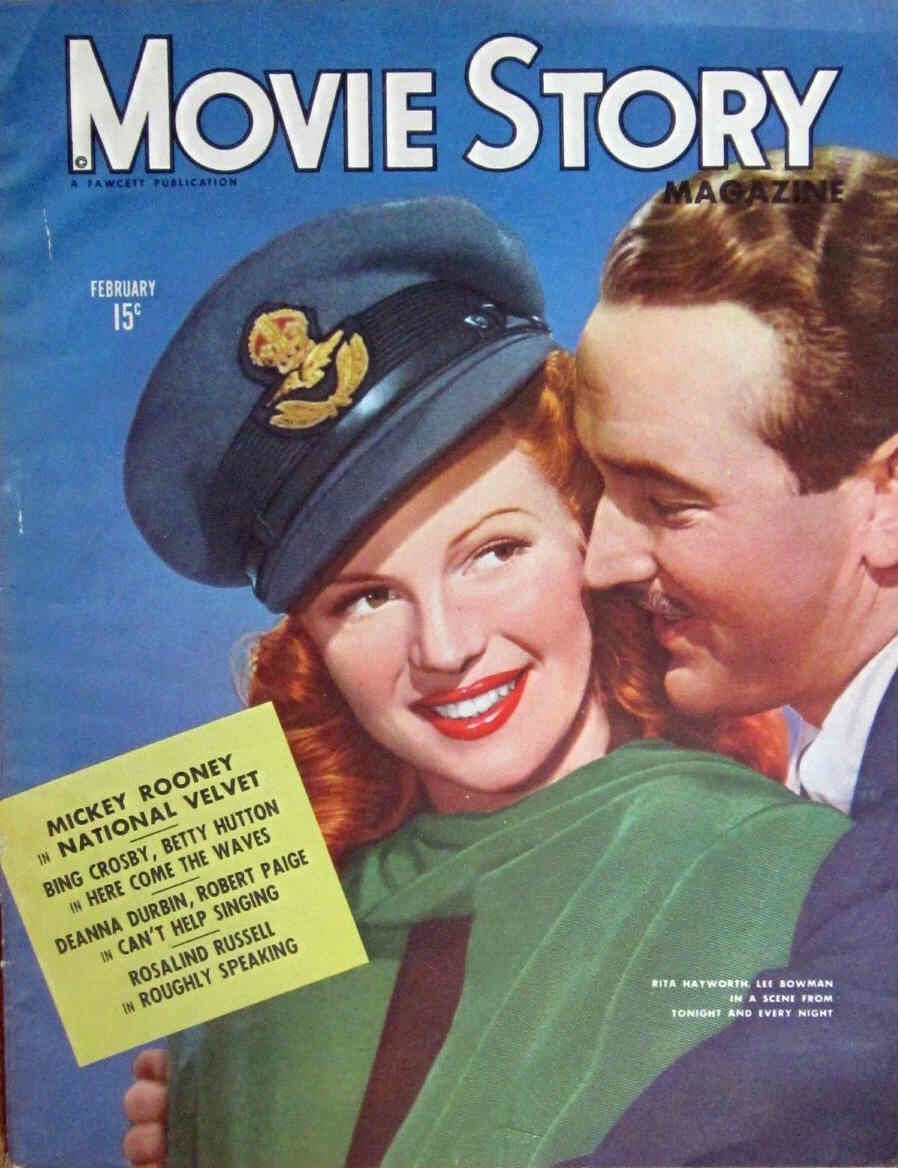 MOVIE STORY magazine cover February 1945