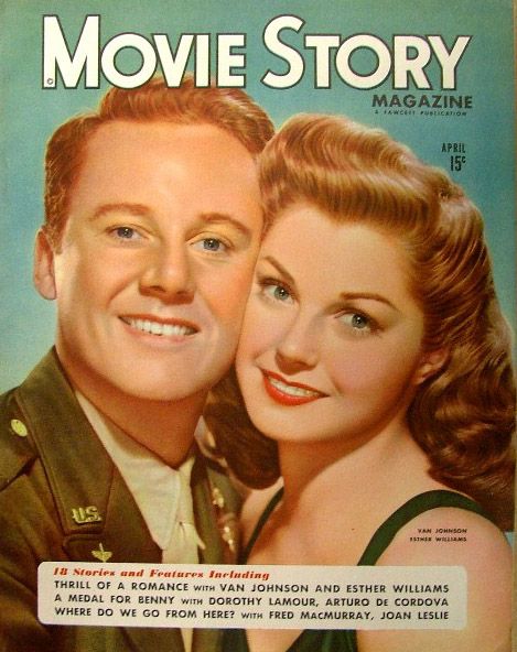 MOVIE STORY magazine cover April 1945