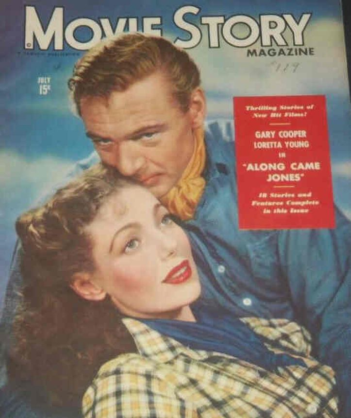 MOVIE STORY magazine cover July 1945