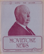 MOVIETONE NEWS magazine side cover Issue 25 September 1973