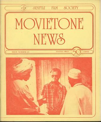 MOVIETONE NEWS magazine side cover Issue 41 May 1975