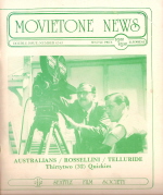 MOVIETONE NEWS magazine side cover Issue 62/63 December 1979