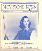 MOVIETONE NEWS magazine side cover Issue 64/65 March 1980