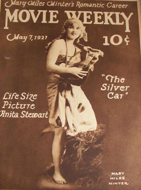 MOVIE WEEKLY magazine side cover 7 May 1921