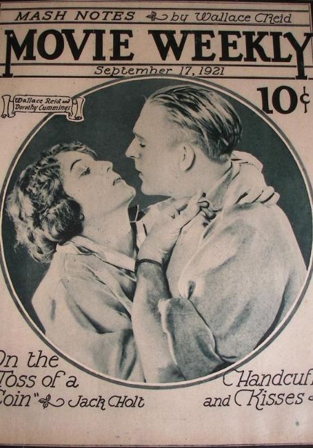 MOVIE WEEKLY magazine side cover 17 September 1921