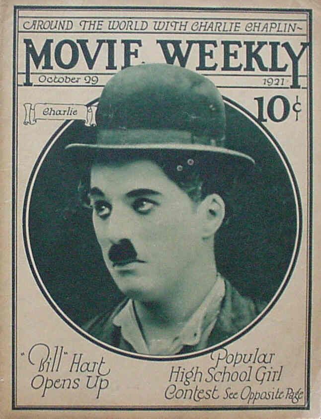 MOVIE WEEKLY magazine side cover 29 October 1921