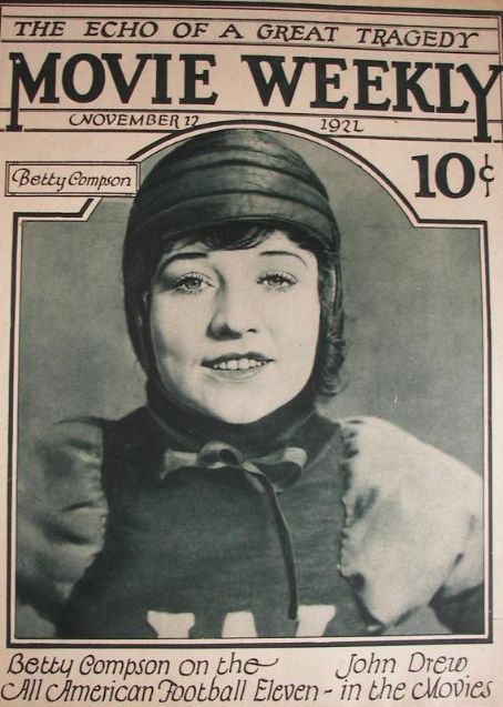 MOVIE WEEKLY magazine side cover 12 November 1921