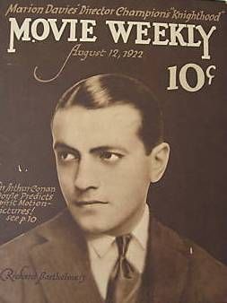 MOVIE WEEKLY magazine side cover 12 August 1922