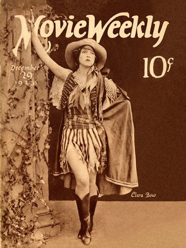 MOVIE WEEKLY magazine side cover 29 December 1923