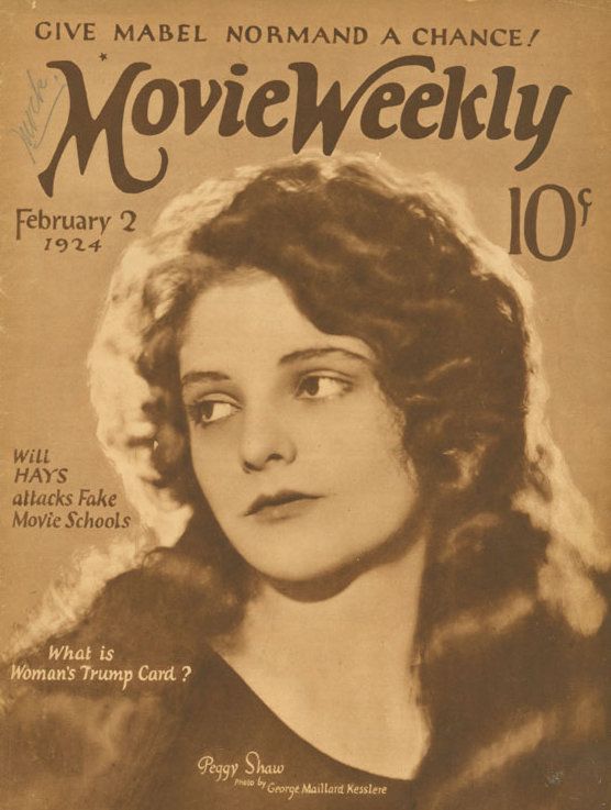 MOVIE WEEKLY magazine side cover 2 February 1924