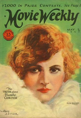 MOVIE WEEKLY magazine side cover 2 May 1925