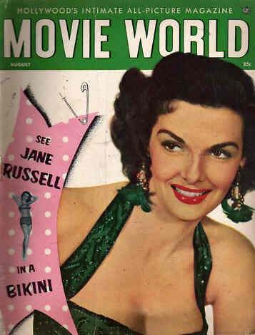 MOVIE WORLD magazine cover Vol 5 # 4 August 1954