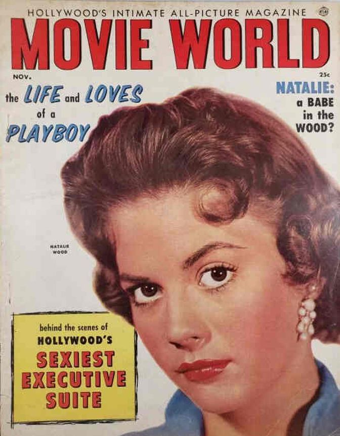 MOVIE WORLD magazine cover  Vol 7 No 5 November 1956