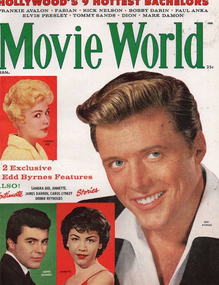 MOVIE WORLD magazine cover  Vol 5 No 1 January 1960