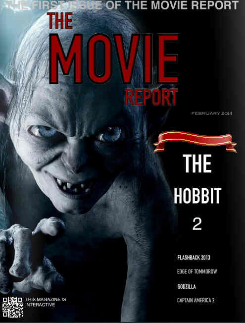 MOVIE REPORT magazine side cover Issue 1 February 2014