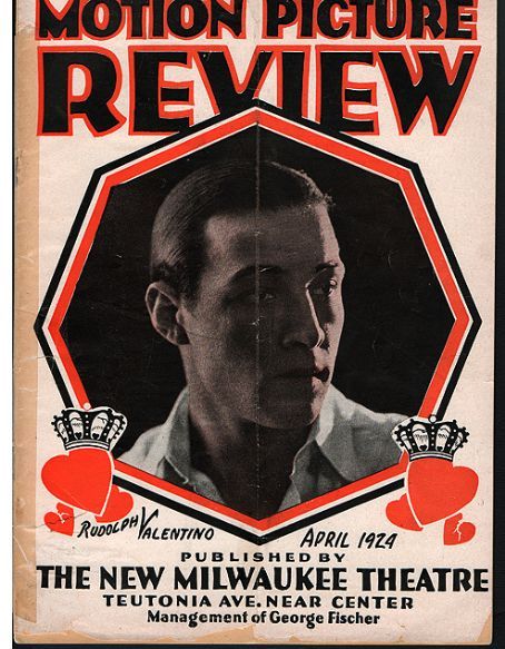 MOTION PICTURE REVIEW magazine cover April 1924