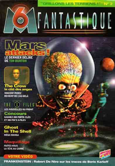 M6 FANTASTIQUE magazine side cover Issue 2  1996