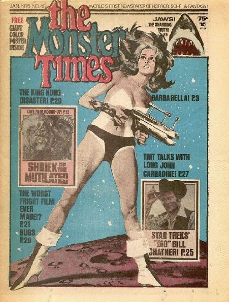 MONSTER TIMES magazine cover Issue 45  1976