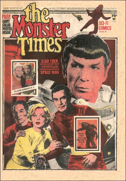 MONSTER TIMES magazine cover Issue 47  1976