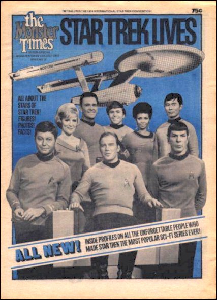 MONSTER TIMES magazine cover  Special #2  1974