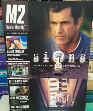 M2 MOVIE MONTHLY magazine side cover Issue 3  September 2002
