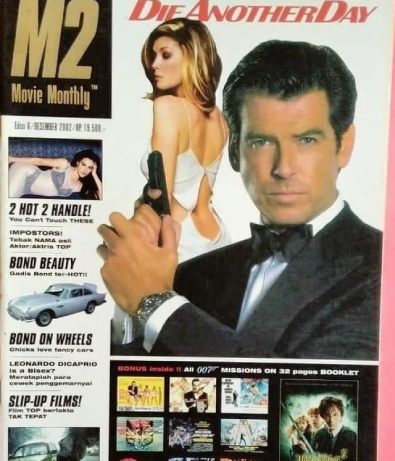 M2 MOVIE MONTHLY magazine side cover Issue 6  December 2002