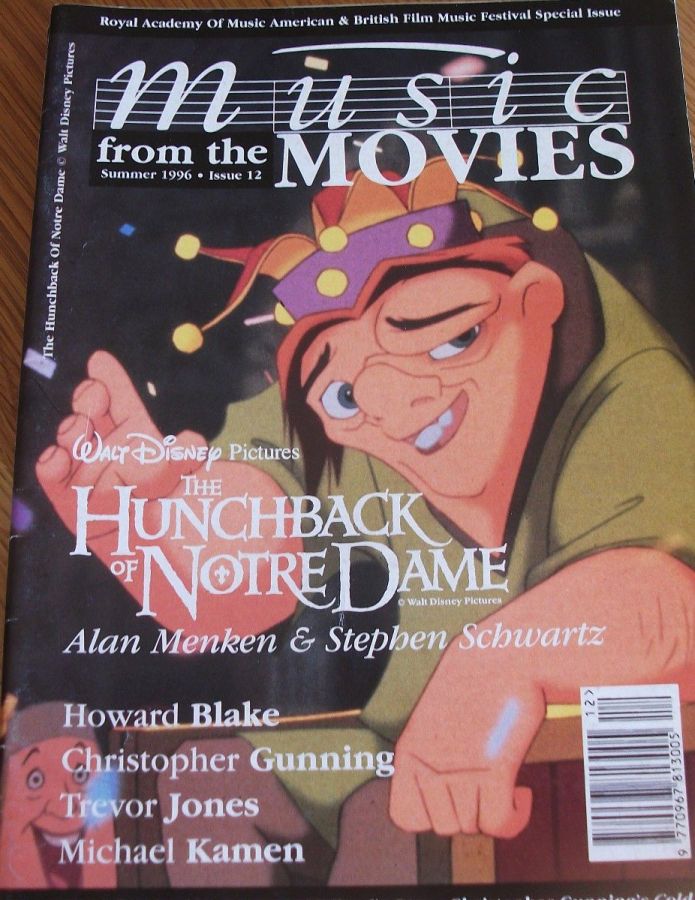 MUSIC FROM THE MOVIES magazine cover Issue 12 Summer 1996