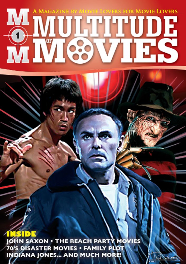 MULTITUDE OF MOVIES magazine side cover Issue 1 March/April/May 2015