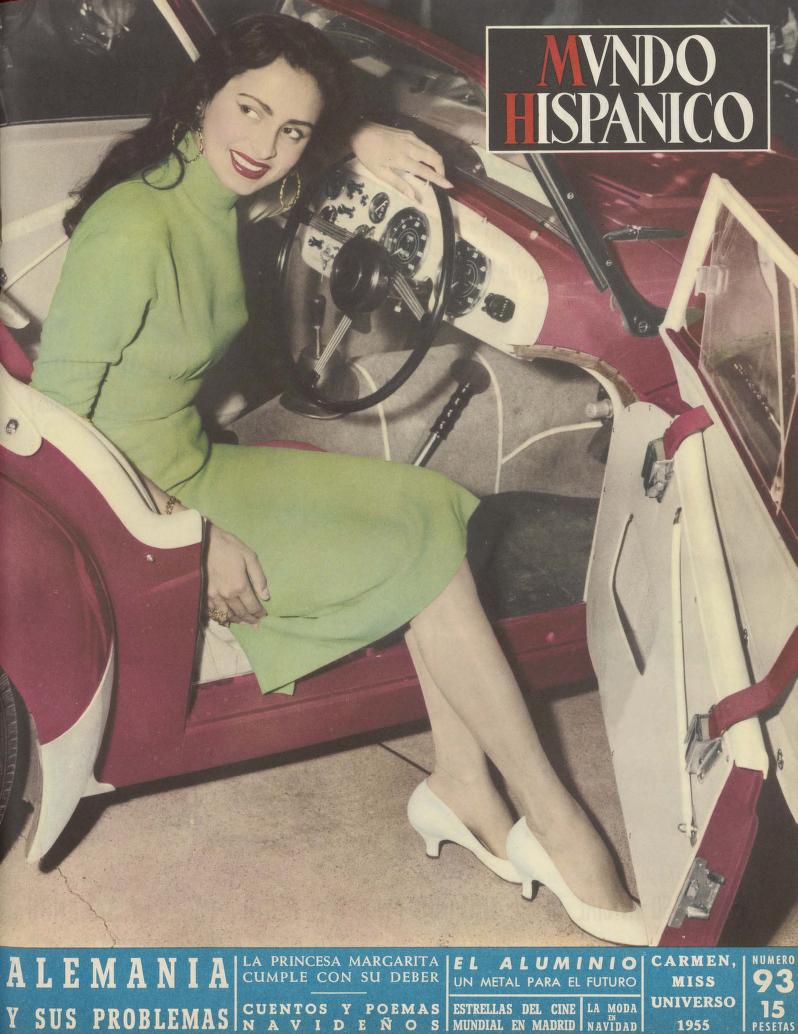 MUNDO HISPANICO magazine cover Issue 93  December 1955