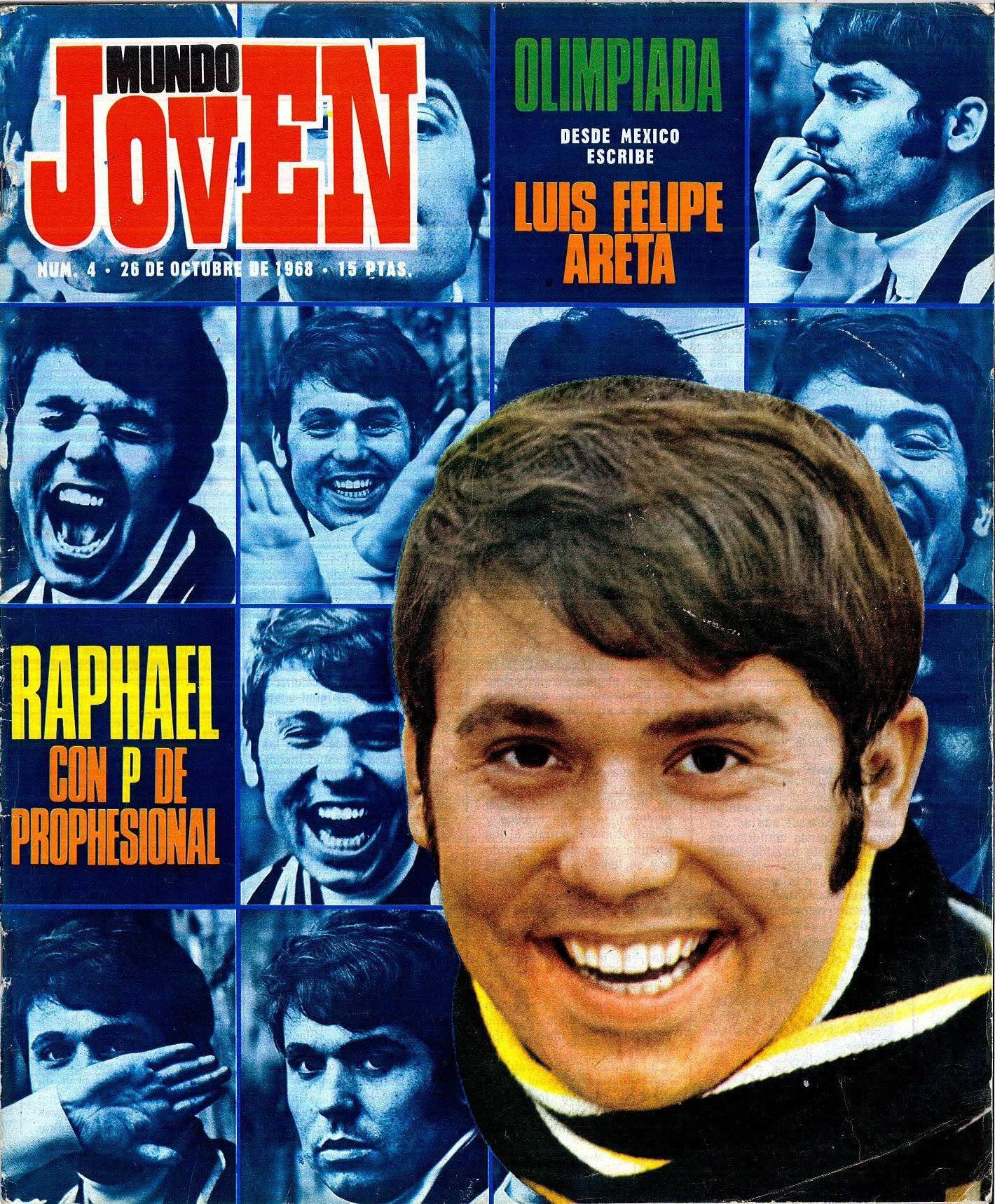 MUNDO JOVEN magazine side cover Issue 4   1968