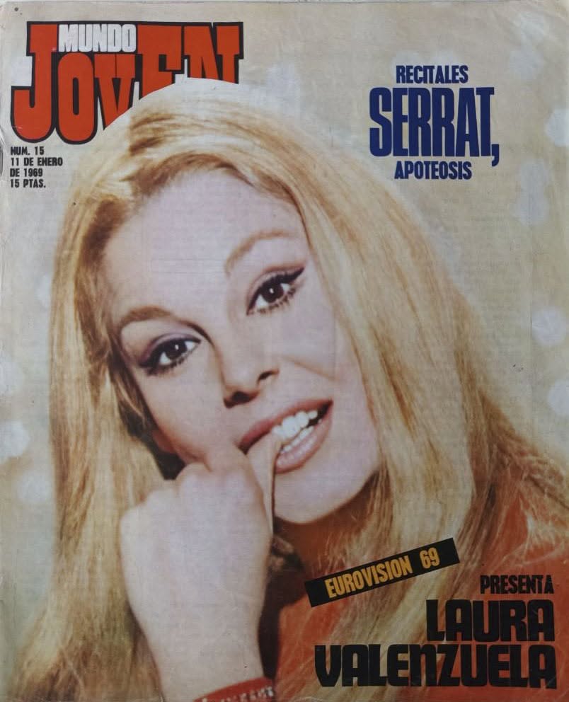 MUNDO JOVEN magazine side cover Issue 15   1969