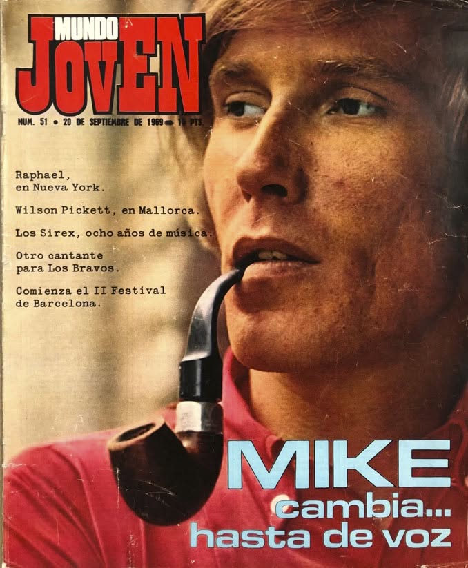 MUNDO JOVEN magazine side cover Issue 51   1969