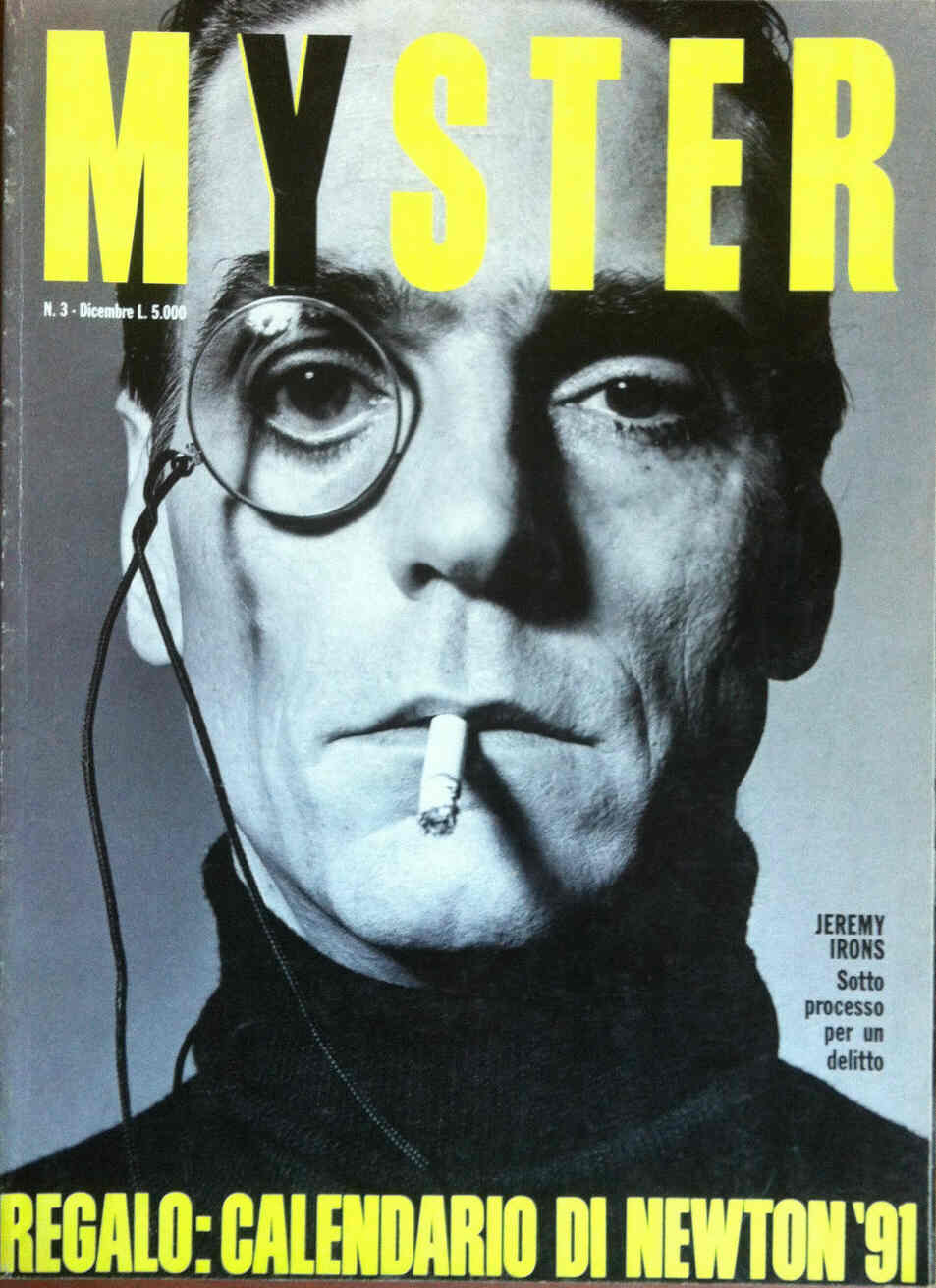 MYSTER magazine cover Issue 3 December 1990