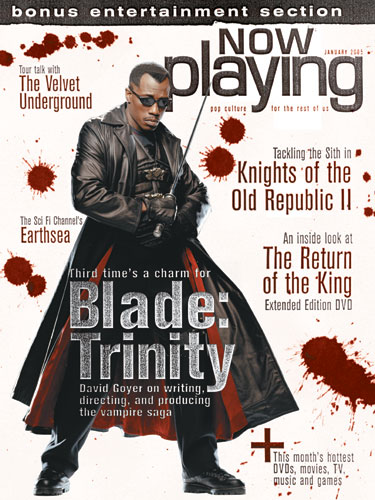 NOW PLAYING (2005) magazine cover January 2005
