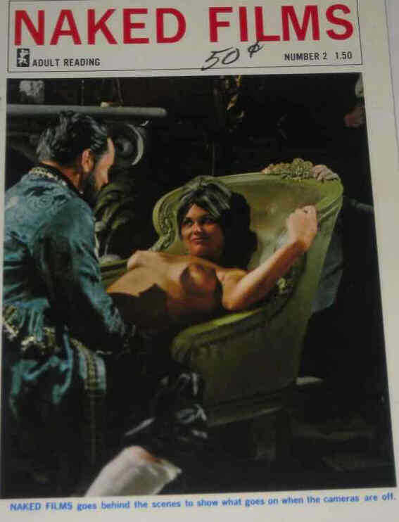 NAKED FILMS magazine side cover Issue 2  1968