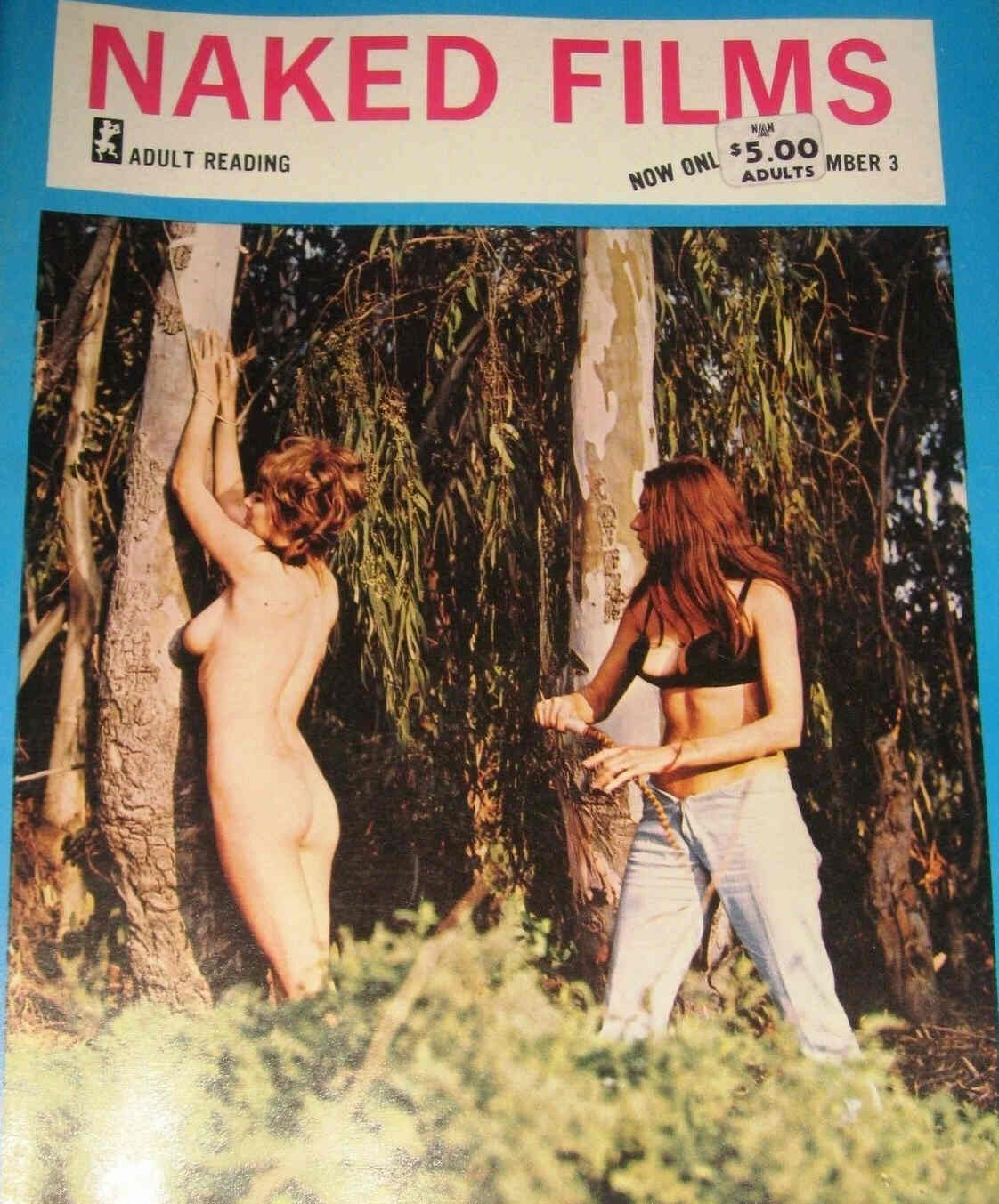 NAKED FILMS magazine side cover Issue 3 October/November 1968