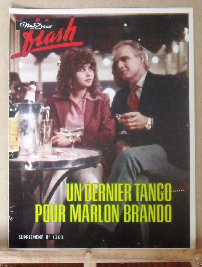 NOUS DEUX FLASH magazine side cover Issue 1302   1972