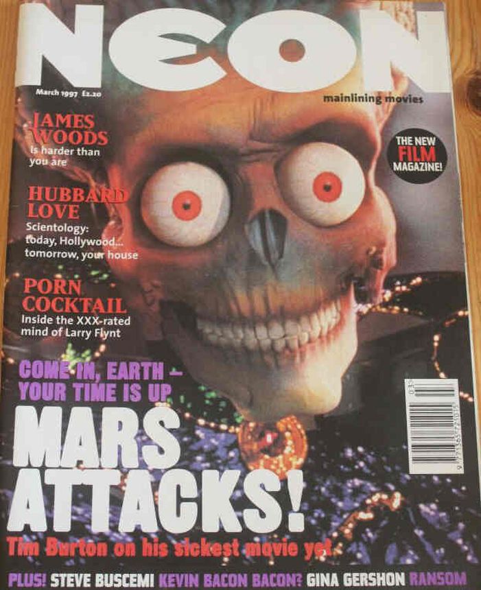 NEON magazine side cover Issue 3 March 1997