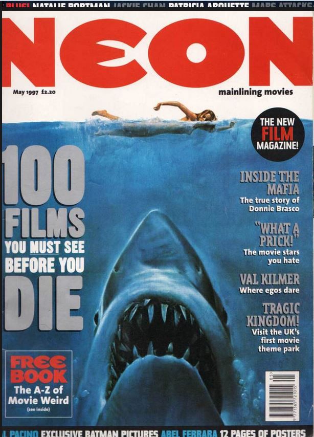 NEON magazine side cover Issue 5 May 1997